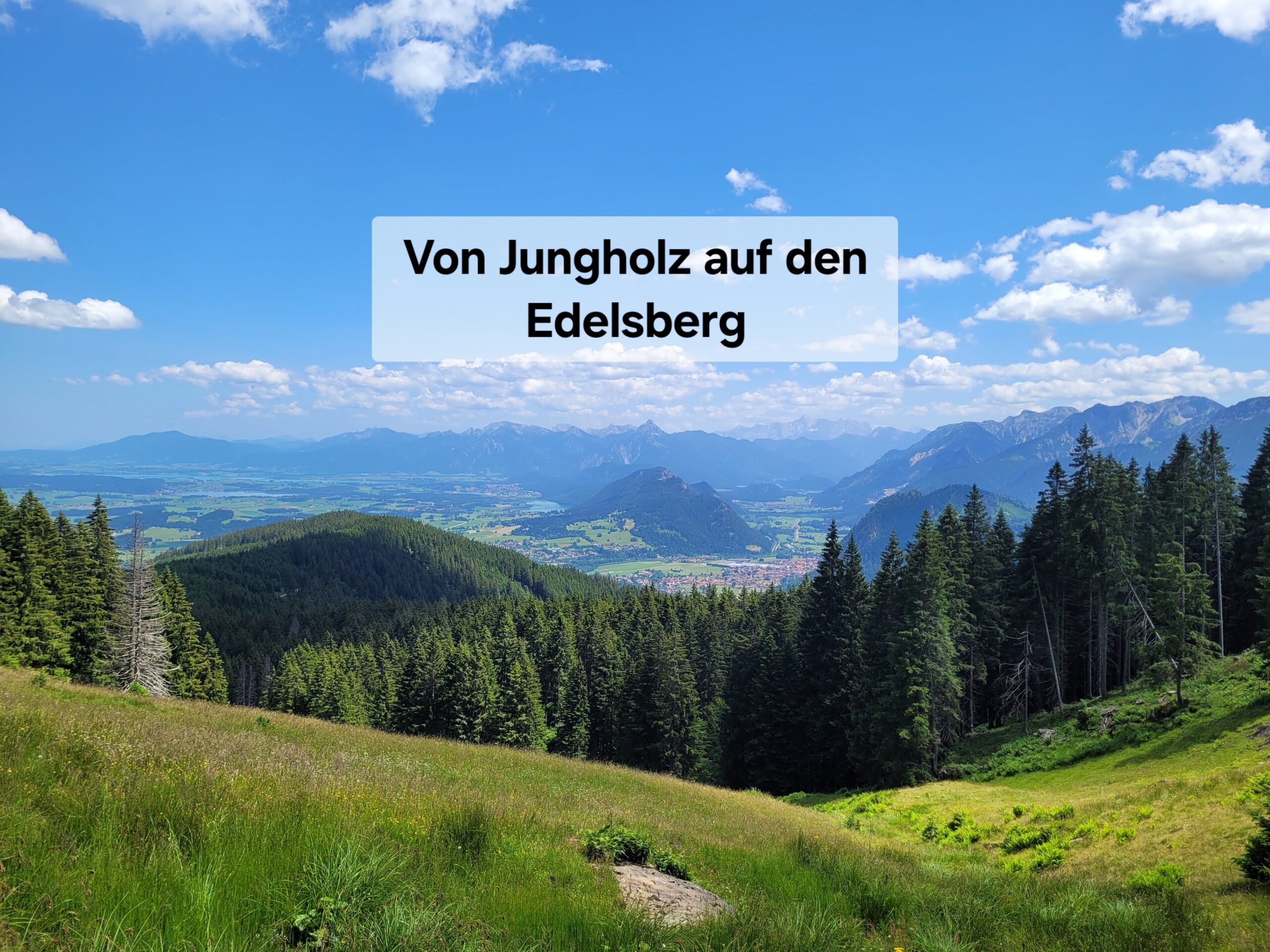 Auf den Edelsberg im Allgäu