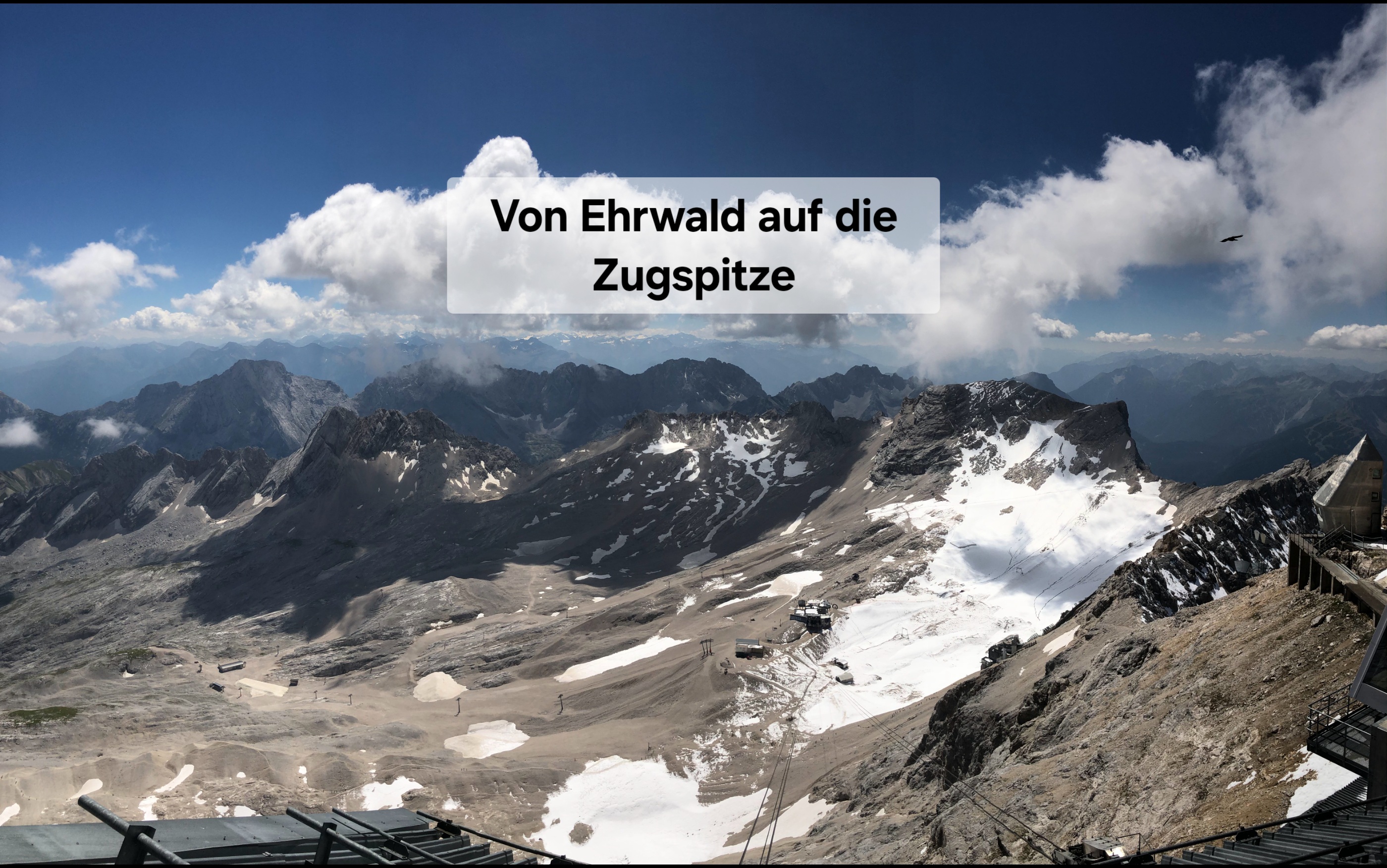 Von Ehrwald auf die Zugspitze