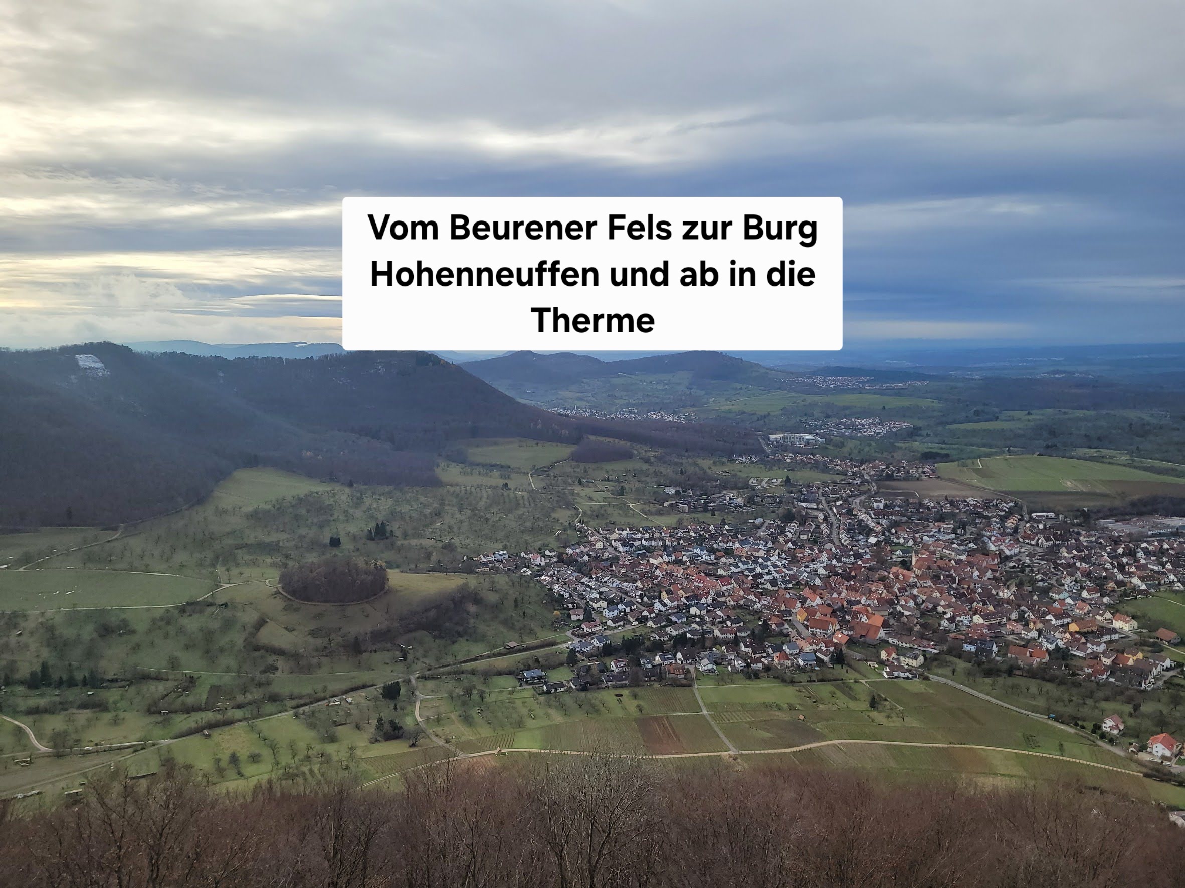 Vom Beurener Fels zur Burg Hohenneuffen und in die Therme