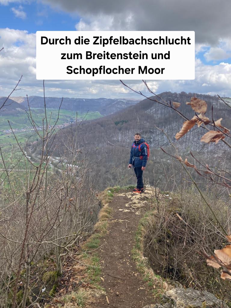 Durch die Zipfelbachschlucht zum Breitenstein und Schopflocher Moor