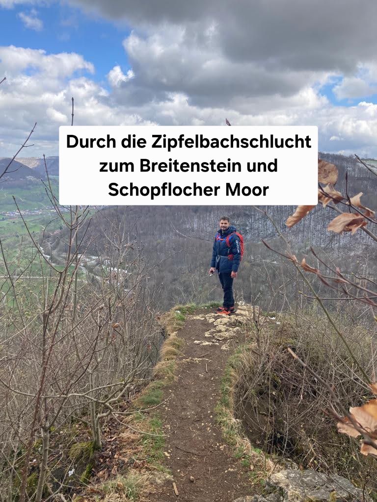 Durch die Zipfelbachschlucht zum Breitenstein und Schopflocher Moor