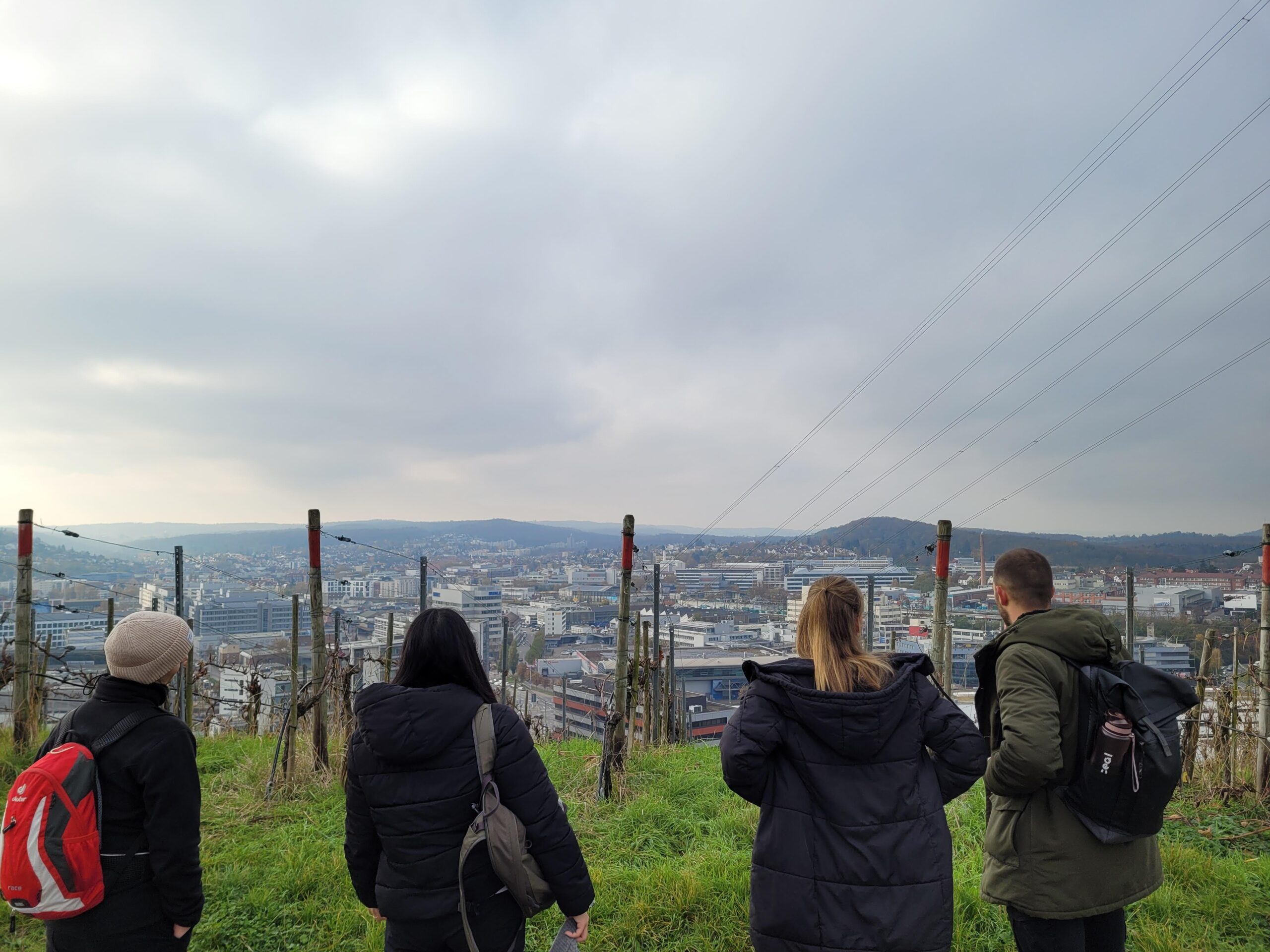 Der Ausblick über Feuerbach in Richtung Stuttgart