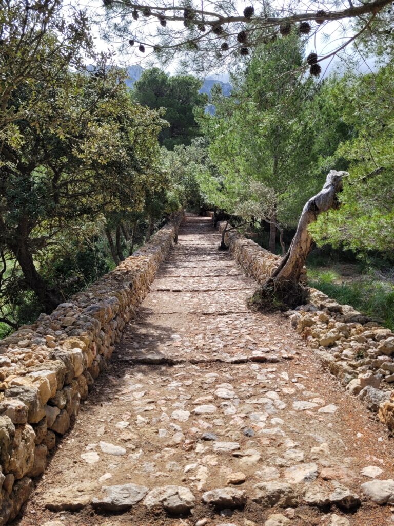 Trockenmauerweg aus dem Bilderbuch