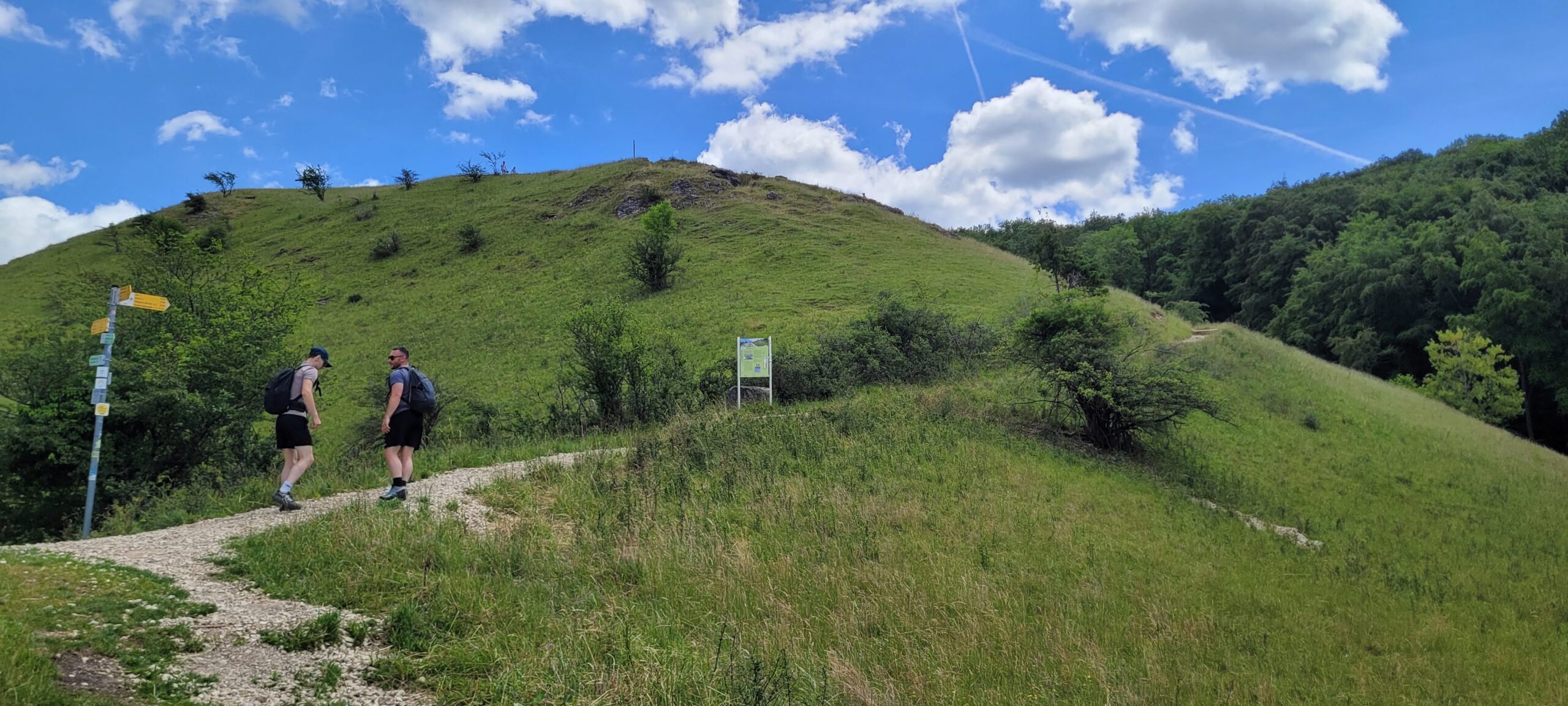 Aufstieg auf den kahlen Jusiberg